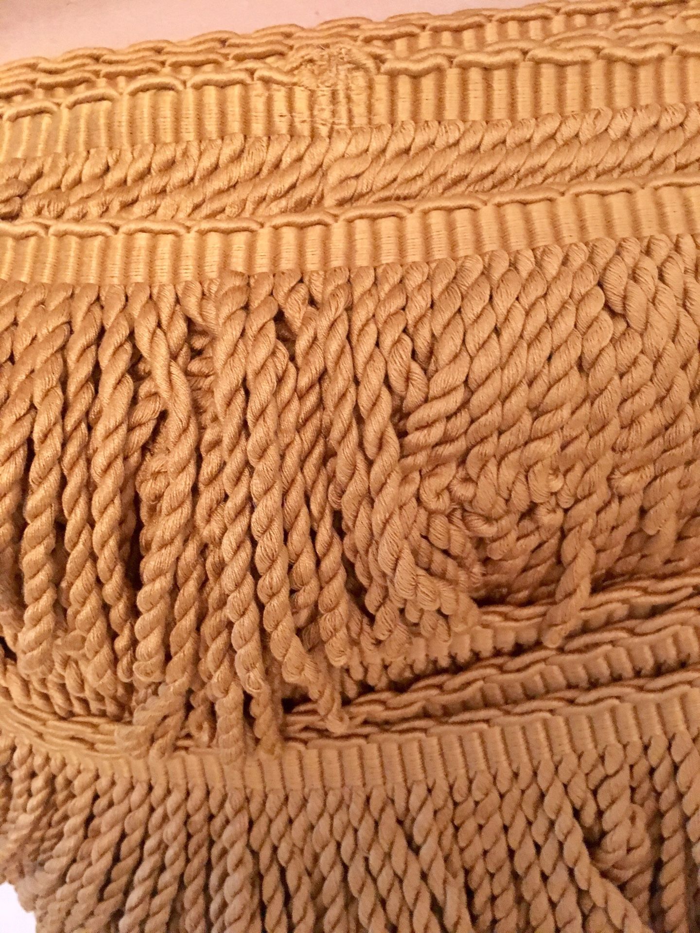 Conso Old Gold 6” bullion fringe 18yd bolt