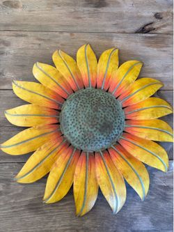 Sunflower Metal Wall Decor