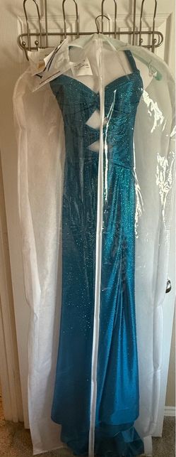 Sherri Hill 56932 Peacock Prom Gown – Size 2 – $450