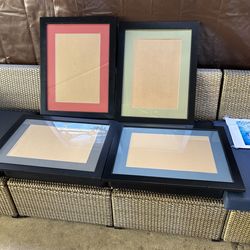 Black picture frames
