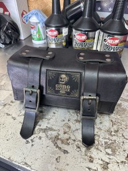 GRBG Made MFG Leather Harley Tool Bag