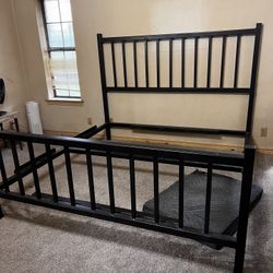 Metal King Bed frame 