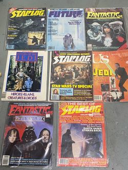 Vintage Star Wars Sci-Fi Magazine Lot of 8