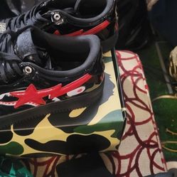 Bape Shoes Size 8.5m New