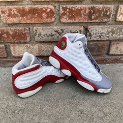 Air Jordan 13 Grey Toe Retro Size 7 Youth Red White Sneakers 2014 414574-126