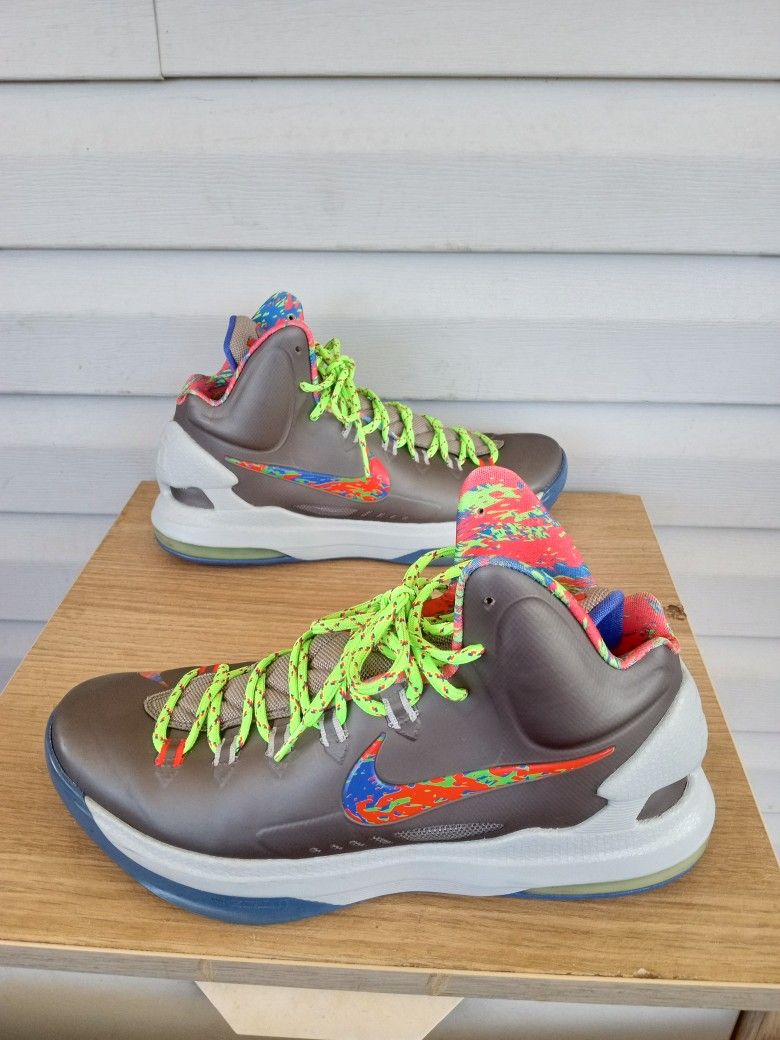 Nike KD V 5 Splatter Energy shoes - size 10.5 Men's
