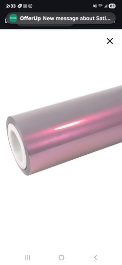 Candy grey to pink vinyl wrap roll 5x60