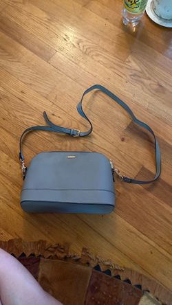 New Grey Handbag With Strap 