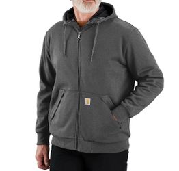 Carhartt Men’s Rain Defender Loose Fit Mid-weight Thermal Lined Full Zip Size XL