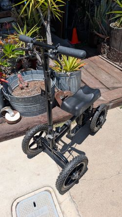 All terrain Vevor knee scooter walker rolling folding