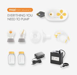 BRAND NEW, Never Been Used MEDELA Pump In Style with MaxFlow Breast Pump + 100 Bags Of Milk Storage