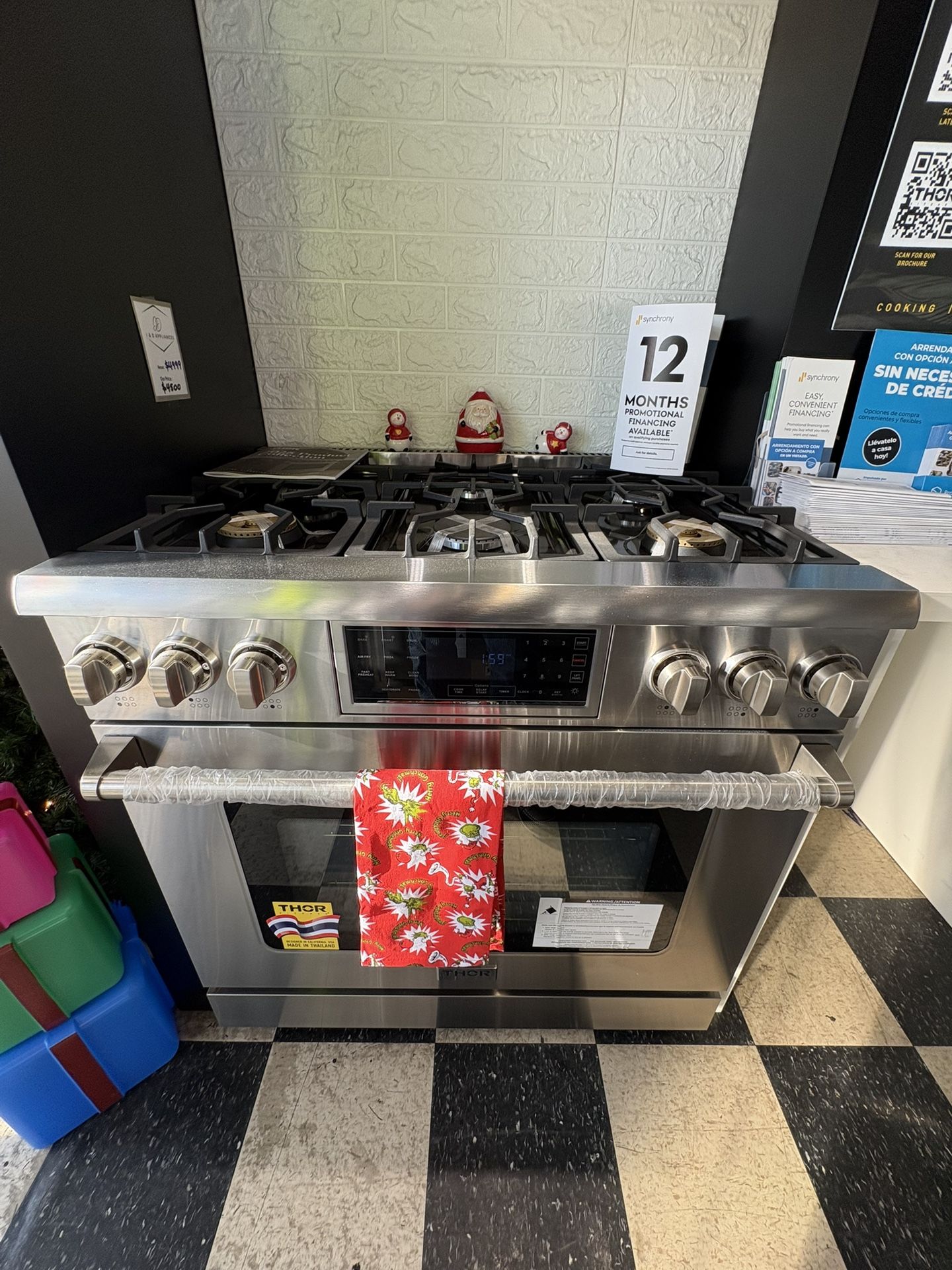 Thor 36” Gas Range In Stainless Steel