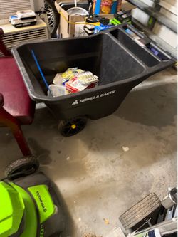 Plastic wheel barrow
