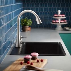 KITCHEN FAUCET - KOHLER R22867-SD-VS Maxton Pull-Down Kitchen Faucet with Soap Dispenser/Lotion Dispenser