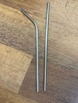 Stainless Steel Straw - Straight Or Bent 2 for $1
