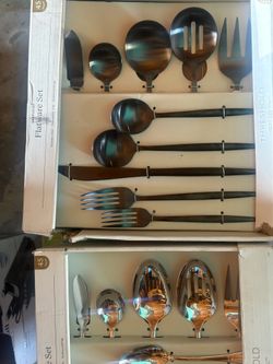 Silver ware set