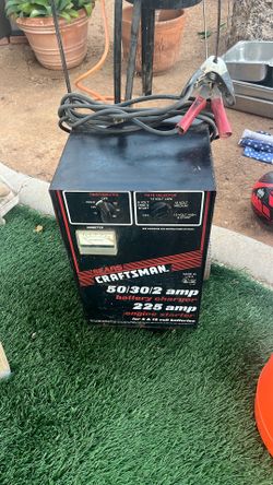 Car battery charger and starter
