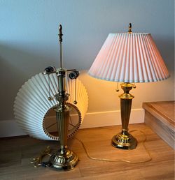2 Stifel table lamps  (30" high.