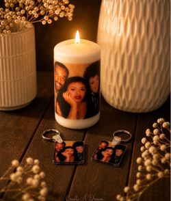 Personalized Photo Candles