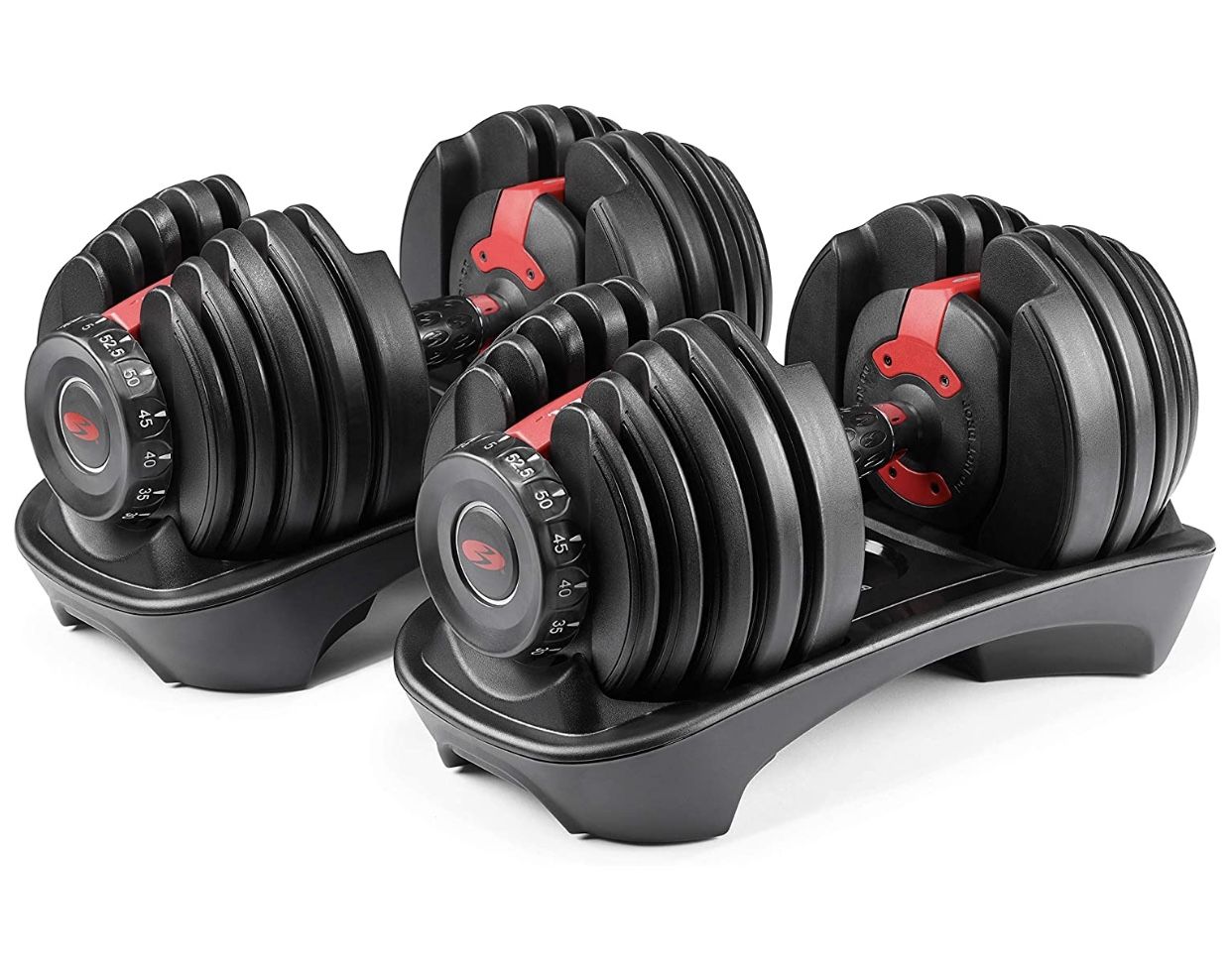 2 Bowflex Select Tech 552 adjustable Dumbbells PAIR