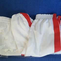 6 Pairs Of Franklin Sports Youth Costume Football Pants (New) 