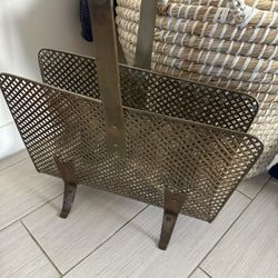 Vintage Magazine Holder 