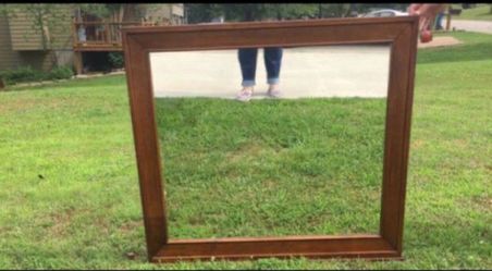 Wooden Dresser Mirror