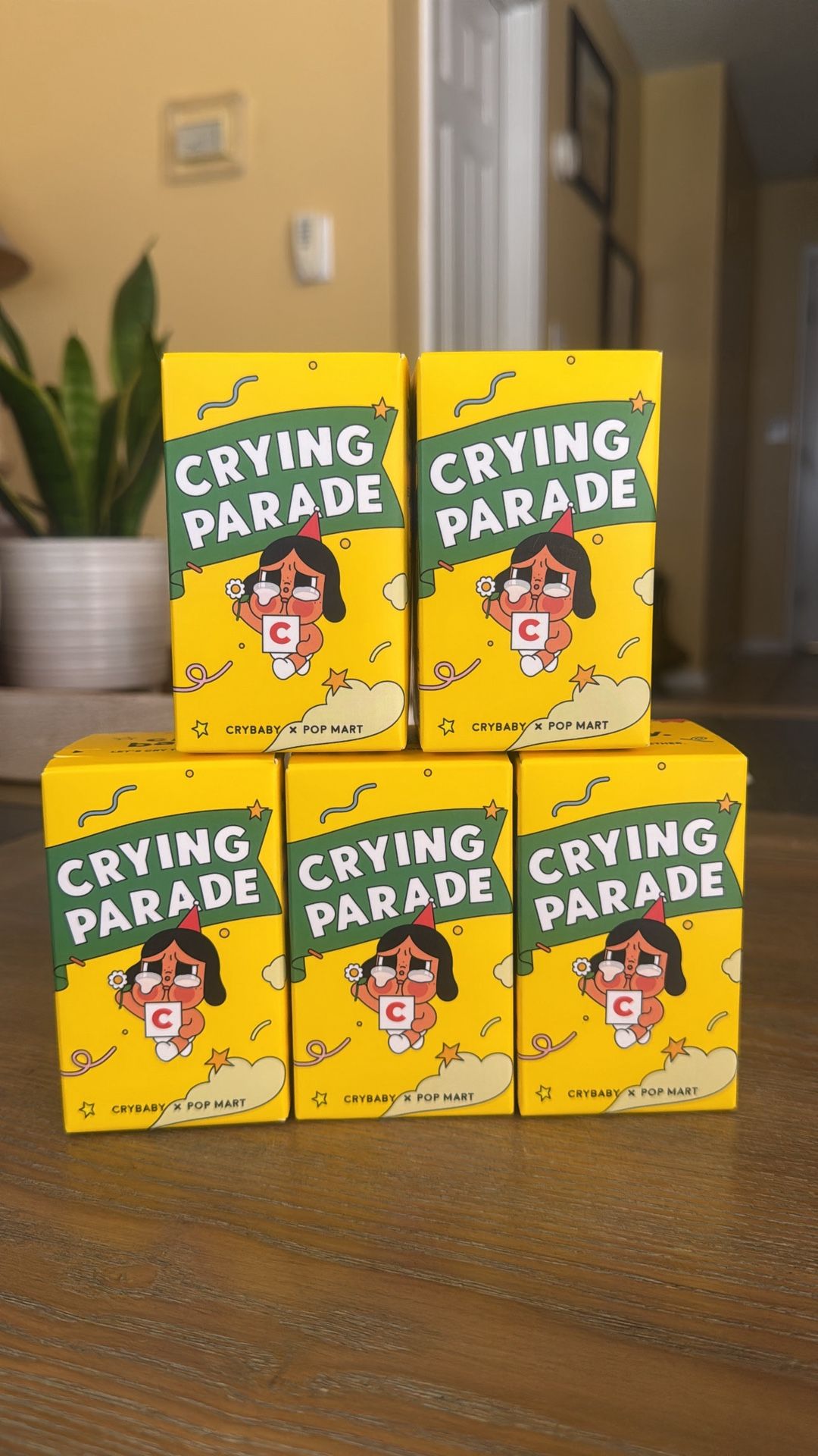 CRYBABY - Crying Parade Series (Keep Go Go, The Drummer, Free Lion) 🏁🥁🦁