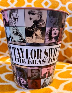 Golden Link Taylor Swift Eras Tour 130 oz Canister Pink Multicolor Photo Collage