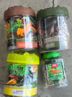 Dinosaur and military toys