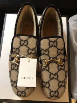 Men Gucci Wool Loafers