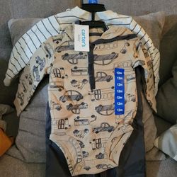 Carters 12 Month 4 Piece Baby Boy Outfit