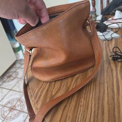 Vintage COACH 4907 Bucket Shoulder Bag Brown Leather Crossbody Costa Rica #128