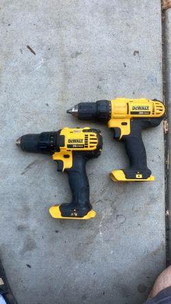 2x DEWALT 20v 1/2” drill/driver