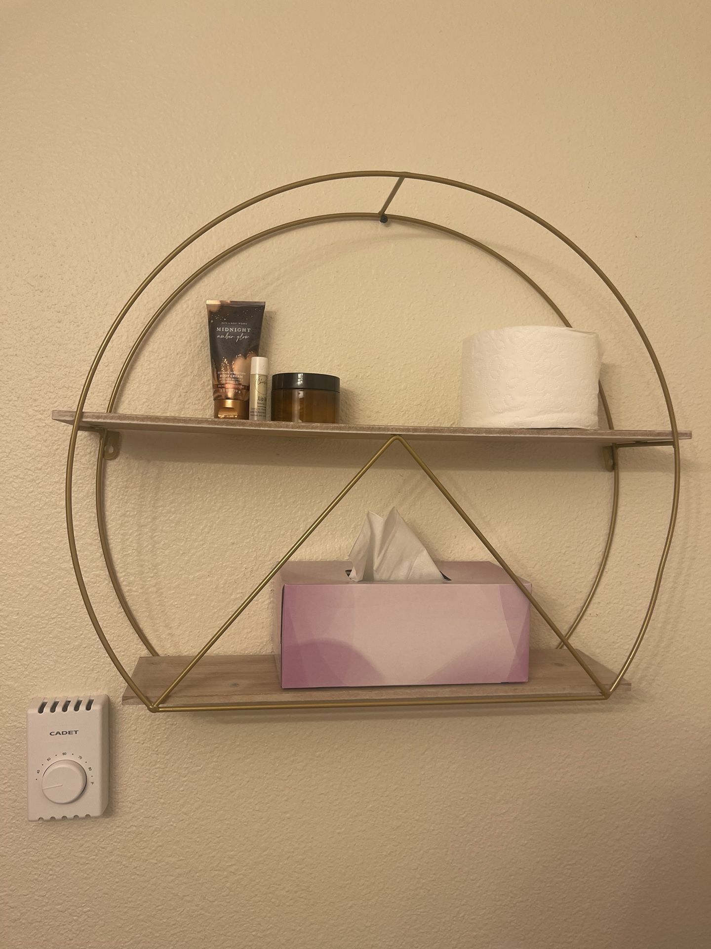 Gold Hanging Shelf 
