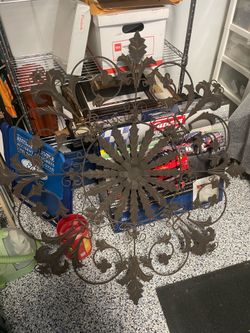 decorative metal wall art 52in