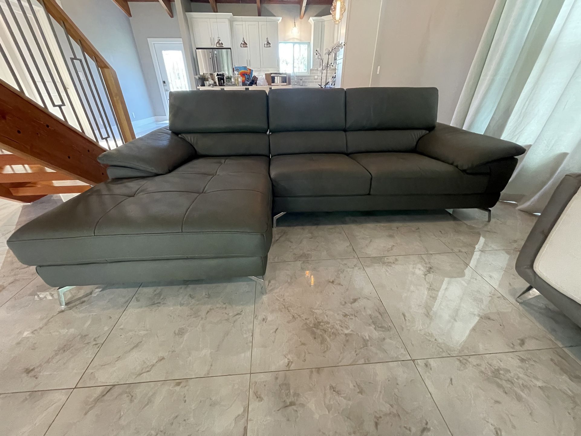 Dark Grey 2 Pc Sectional