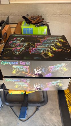 Two Sets of 4 Cyberpunk Laser Tag