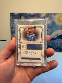 Tracy Mcgrady 1 of 15 Signed national treasure Panini card for trade