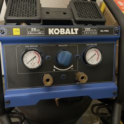 26 Gal Kobalt air Compressor 150 Max Psi