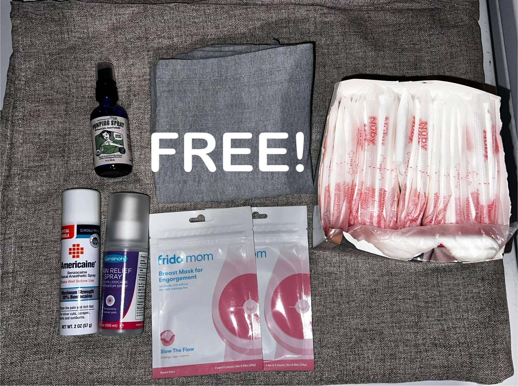 FREE Postpartum items