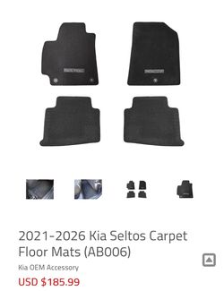 2021-2026 Kia Seltos Carpet Floor Mats