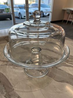 Glass Cake Dessert Display