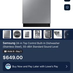 New - Still In The Box Dishwasher 