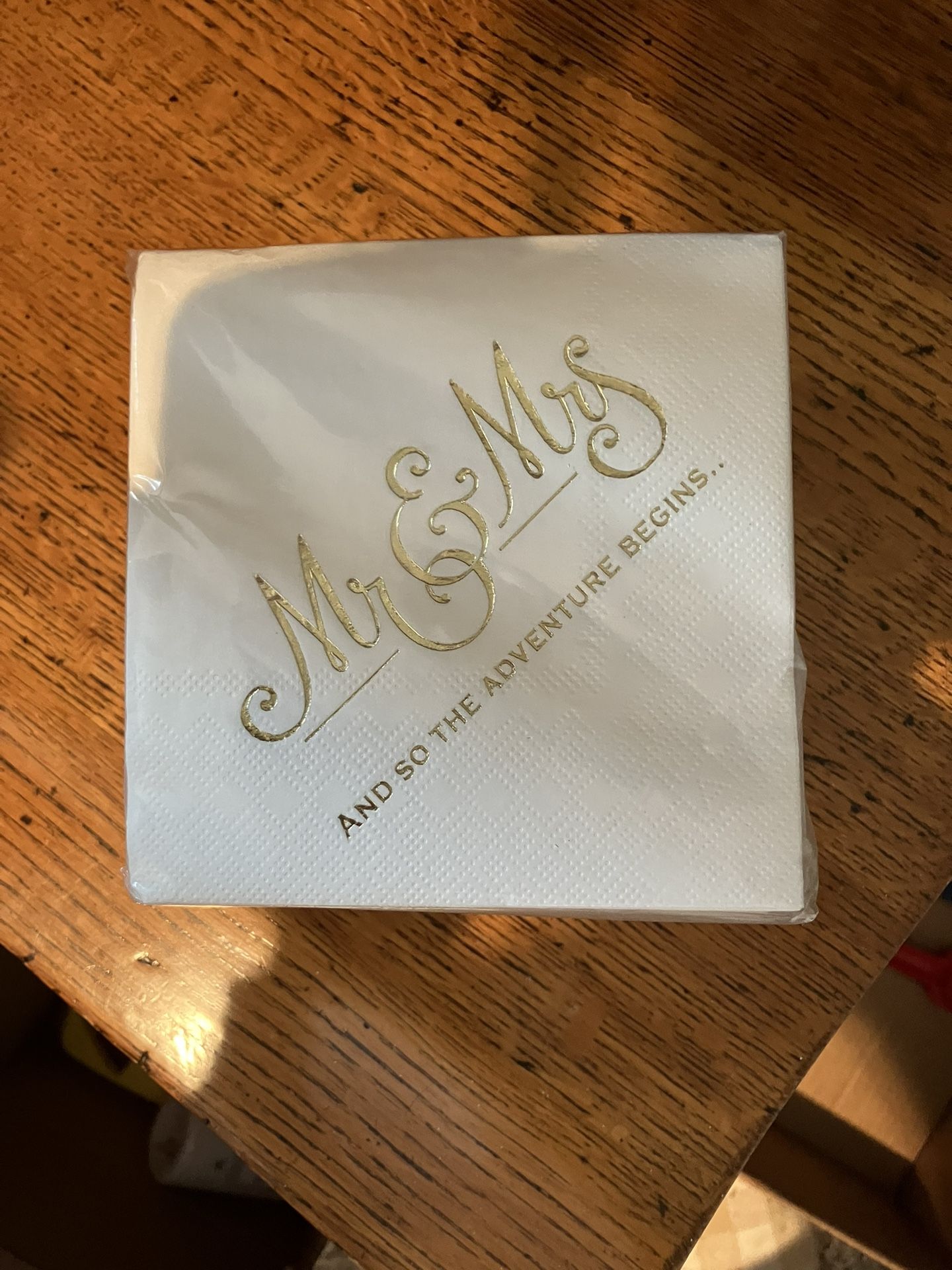 Mr&Mrs Wedding Napkins