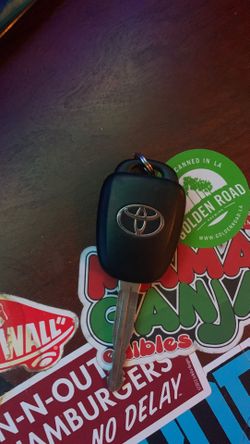 Toyota chip key.