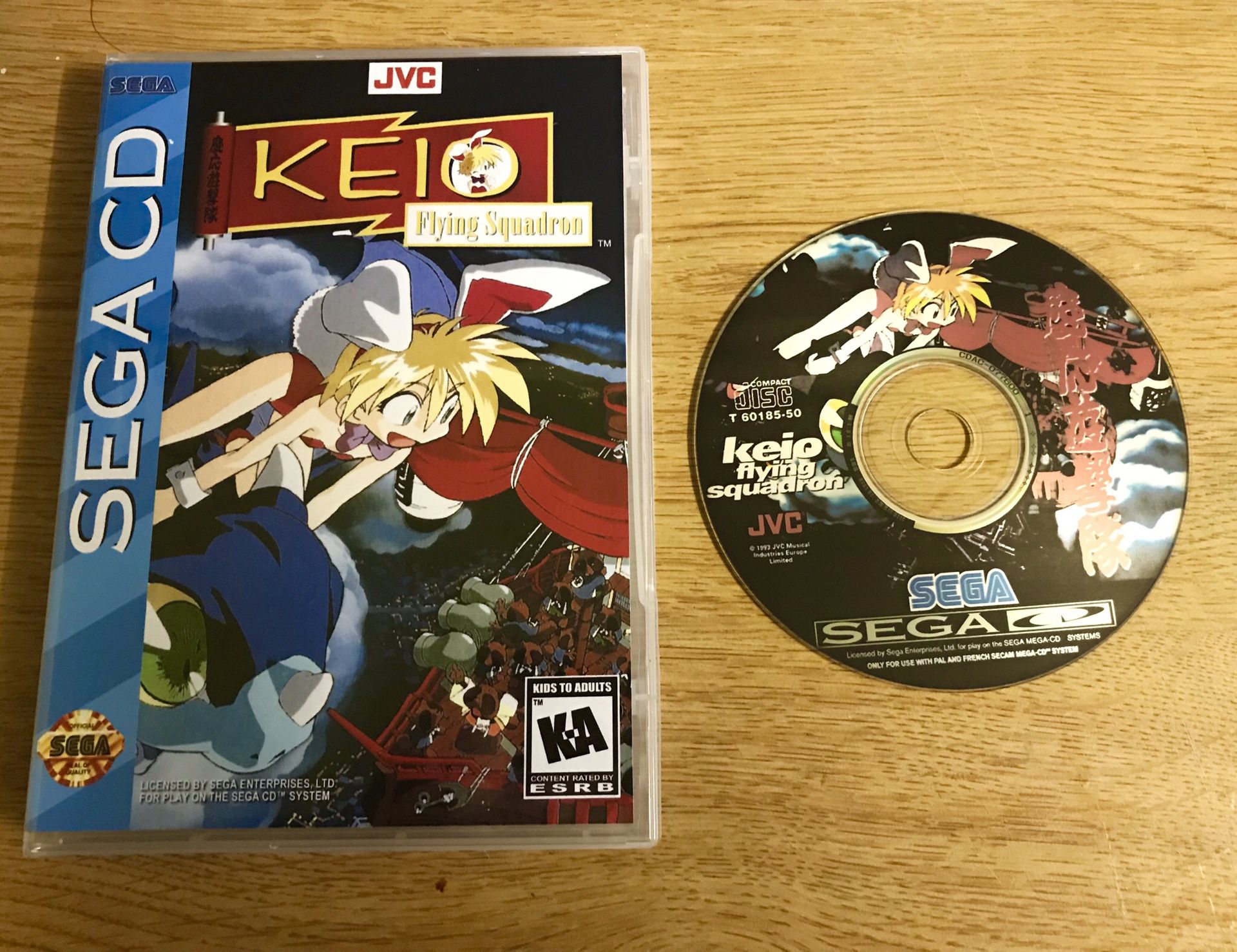 Keio Flying Squadron, Sega Cd, Sega Cd Video Game Repro