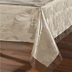 sancua Clear Plastic Table Cover Protector Waterproof Tablecloth 54x78 Inch
Vinyl PVC Rectangle Table Cloth, Oil Spill Proof Wipe Clean, For Dining Ta