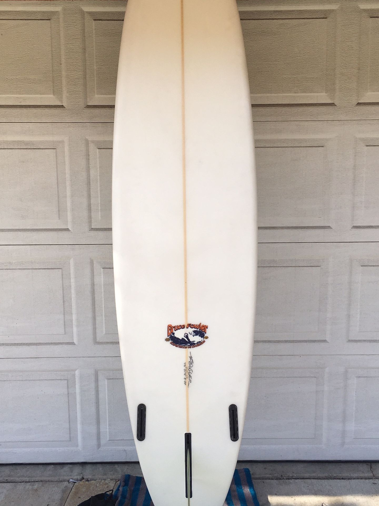 7’6” Bruce Fowler Mini Longboard Surfboard