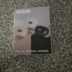 Bluetooth Clip On Wireless Earbuds